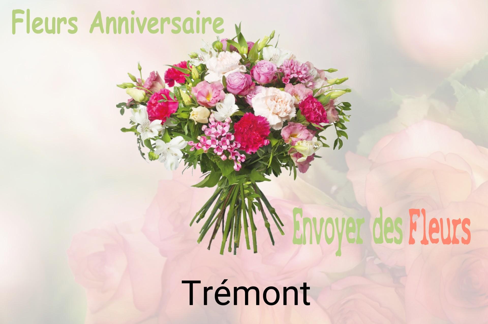 Bouquet de fleurs d’anniversaire livré à Trémont